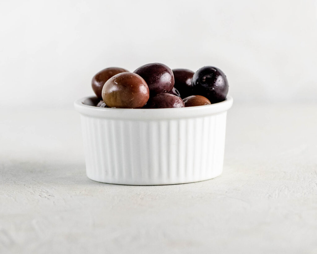 bowl of ripe olives