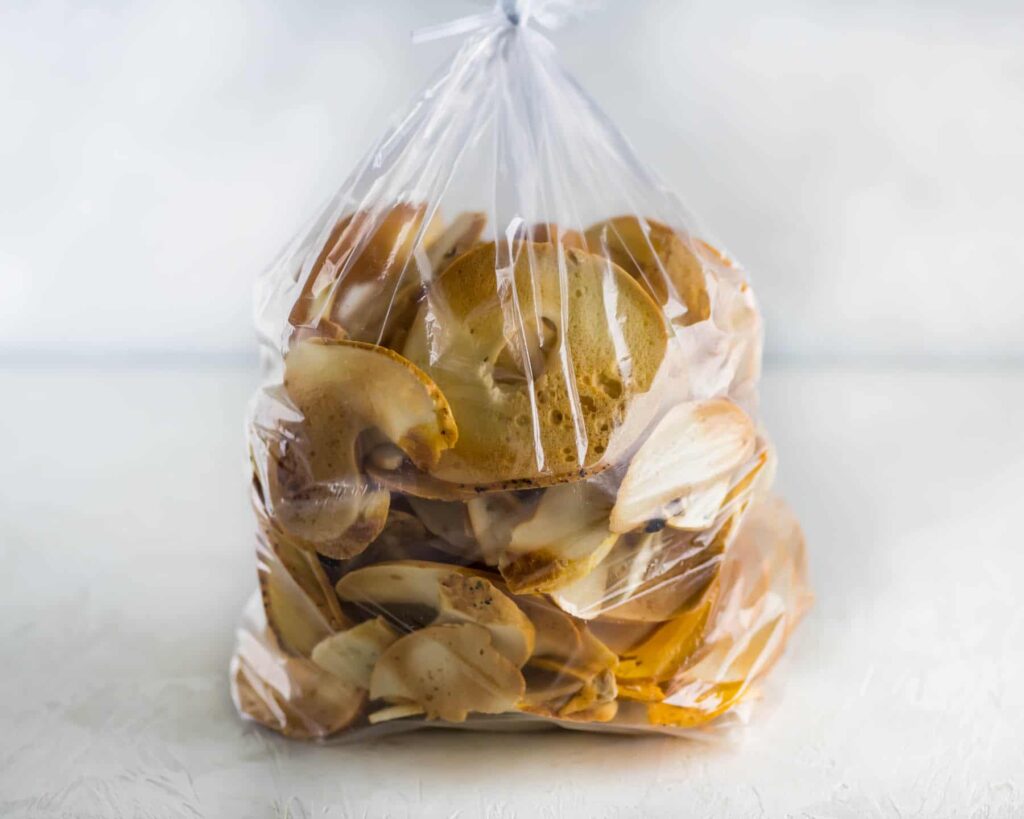bag of fresh bagel chips